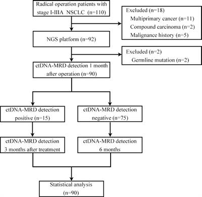 Correlation analysis of MRD positivity in patients with completely resected stage I-IIIA non-small cell lung cancer: a cohort study